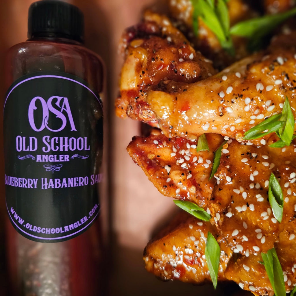 Old School Angler Blueberry Habanero Hot Sauce