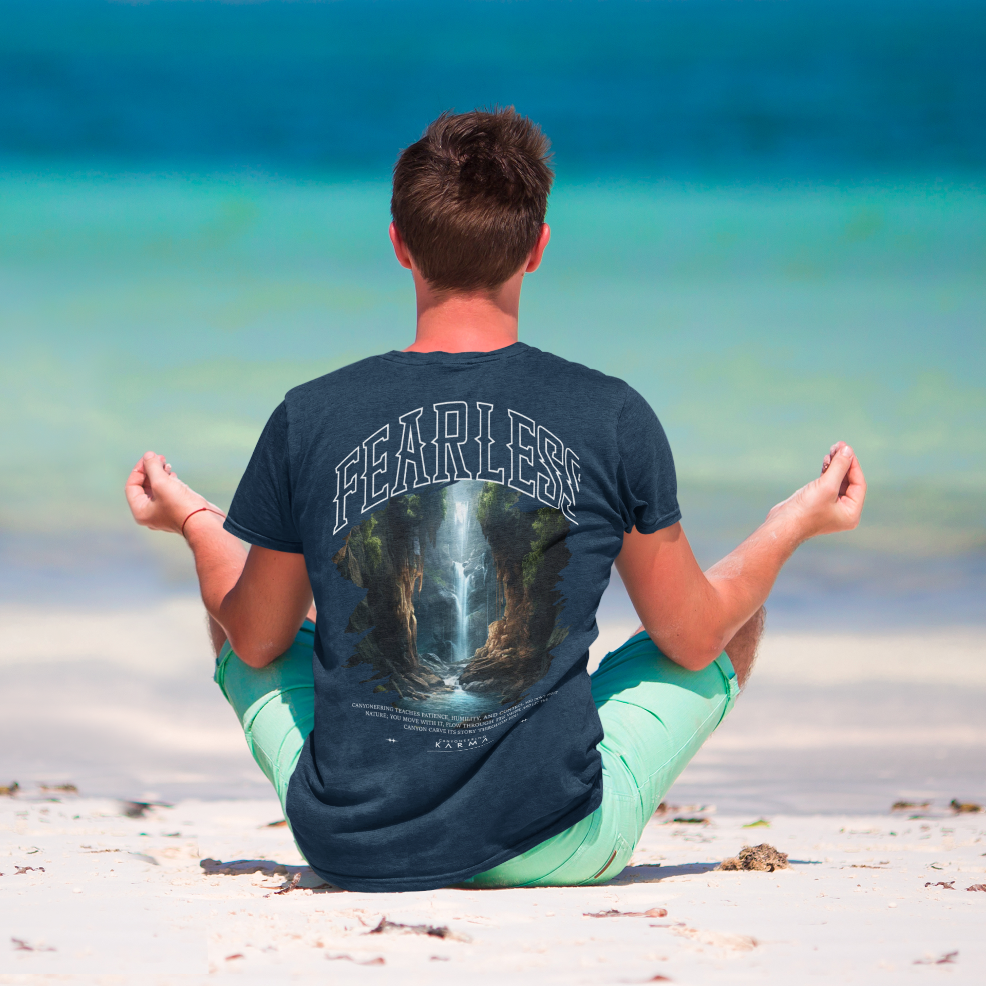 Canyoneering Karma "Fearless" Unisex t-shirt