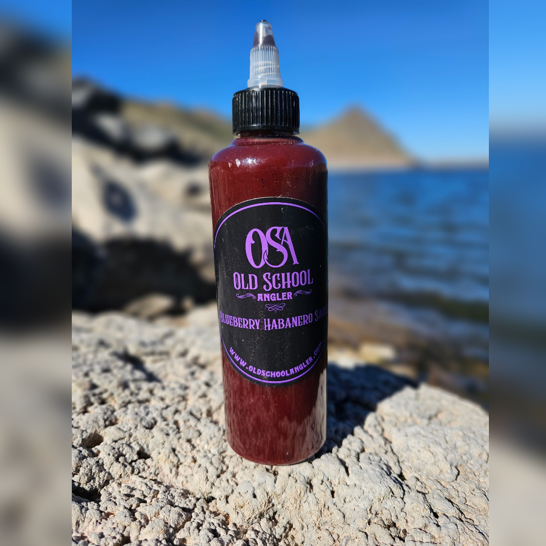 Old School Angler Blueberry Habanero Hot Sauce