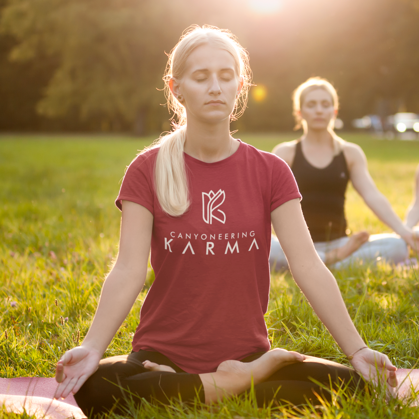 Canyoneering Karma Logo Unisex t-shirt