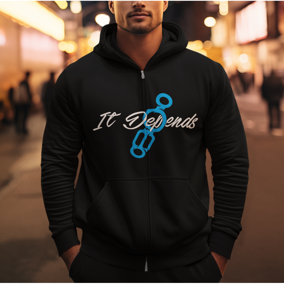 It Depends - Unisex Champion hoodie