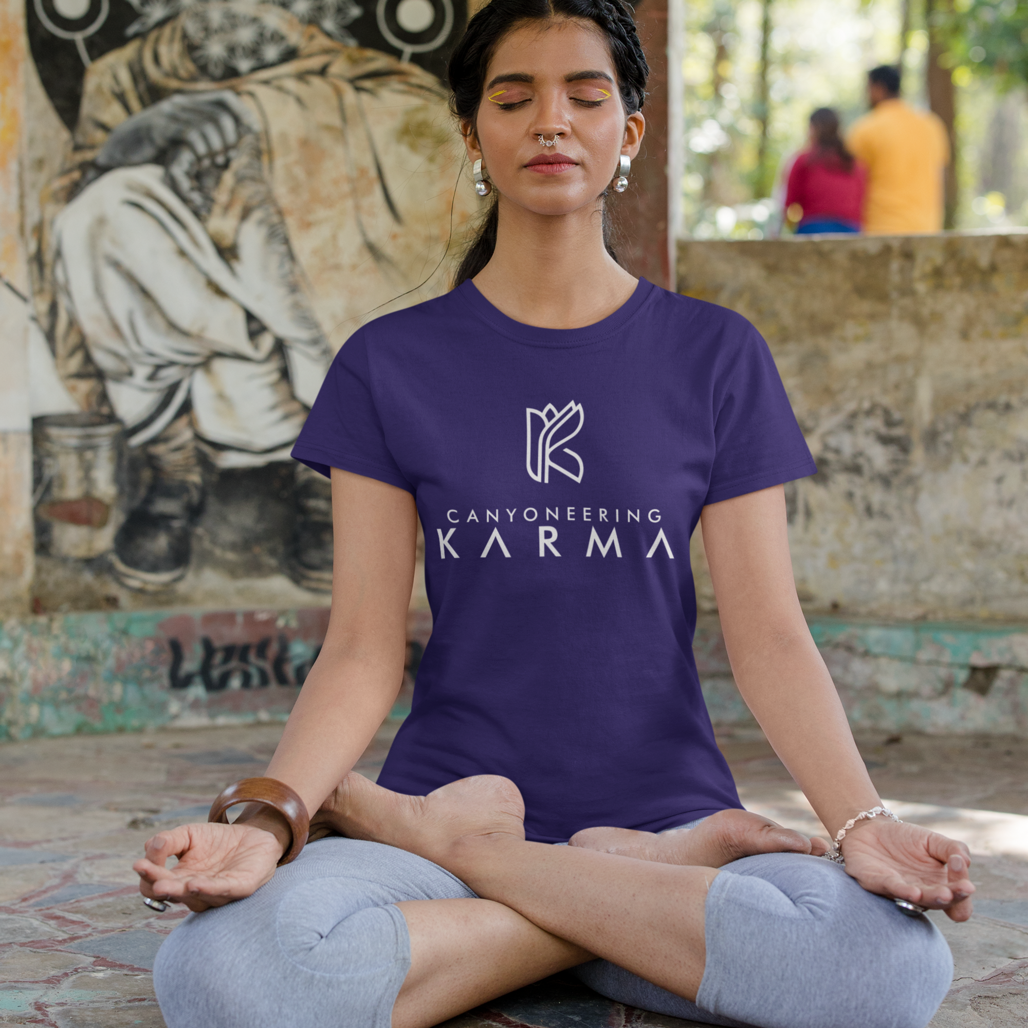 Canyoneering Karma Logo Unisex t-shirt